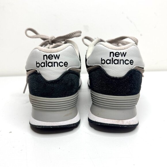 New Balance 574 Suede Classics Comfort Sneakers Mens 8.5 Black ML574EVB - Picture 3 of 7